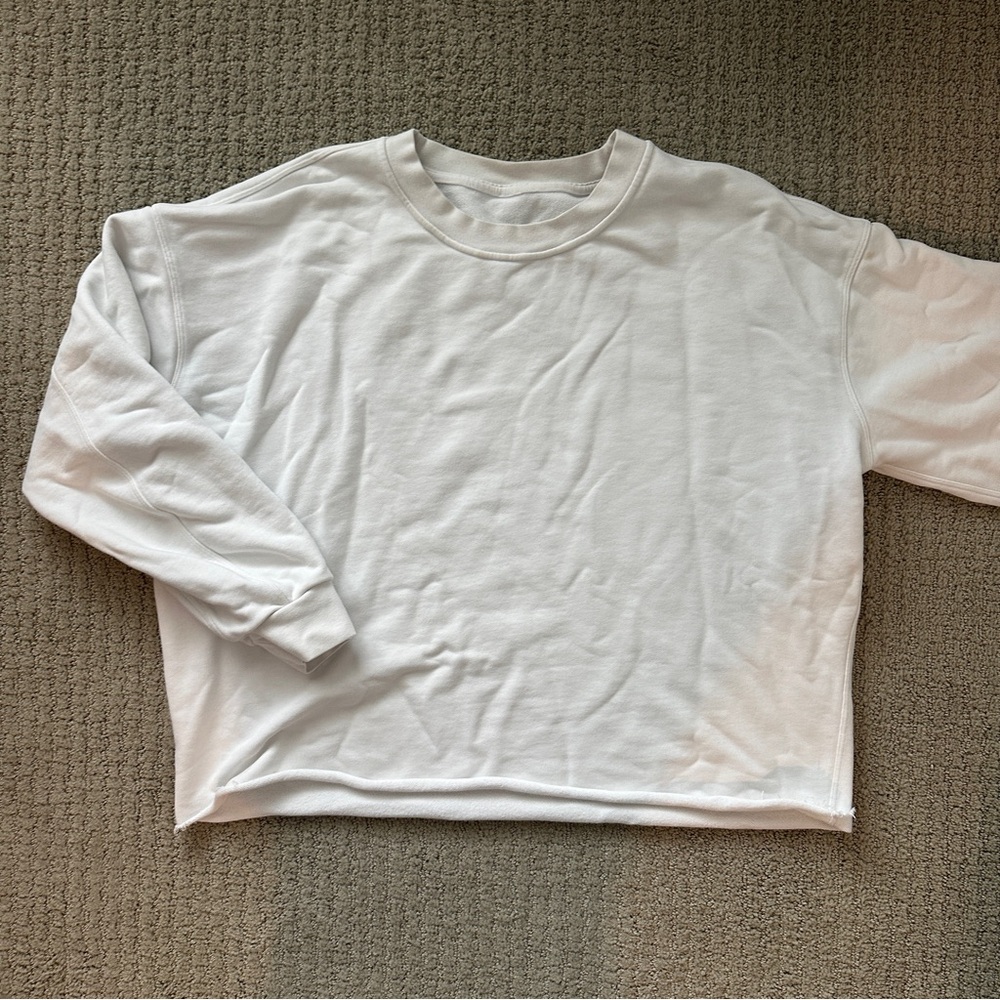 lululemon Cropped Perfectly Oversized Crew Size 12